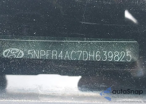 2013 Hyundai Sonata Gls z USA, uszkodzony, nr VIN 5NPEB4AC7DH639825